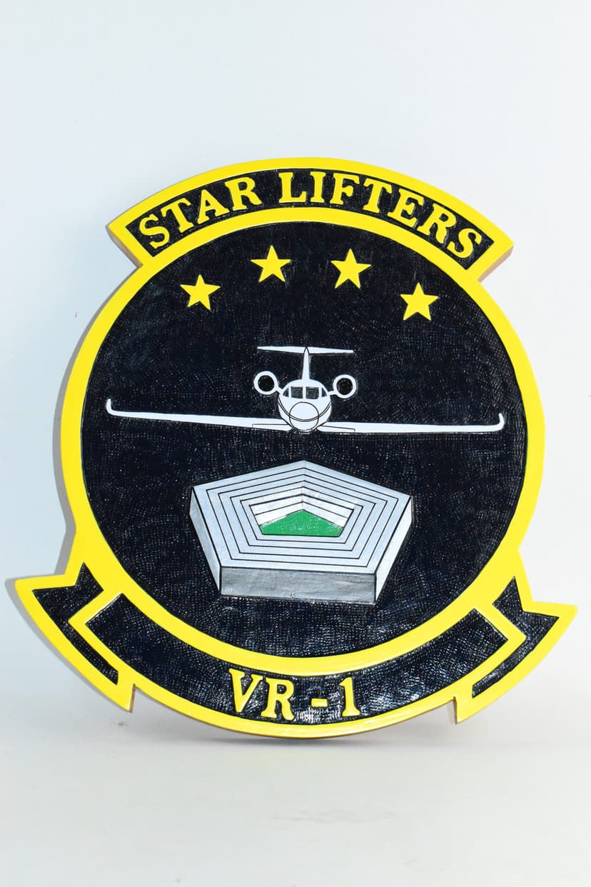 Fleet Logistics Squadron One (VR-1) Starlifters Plaque