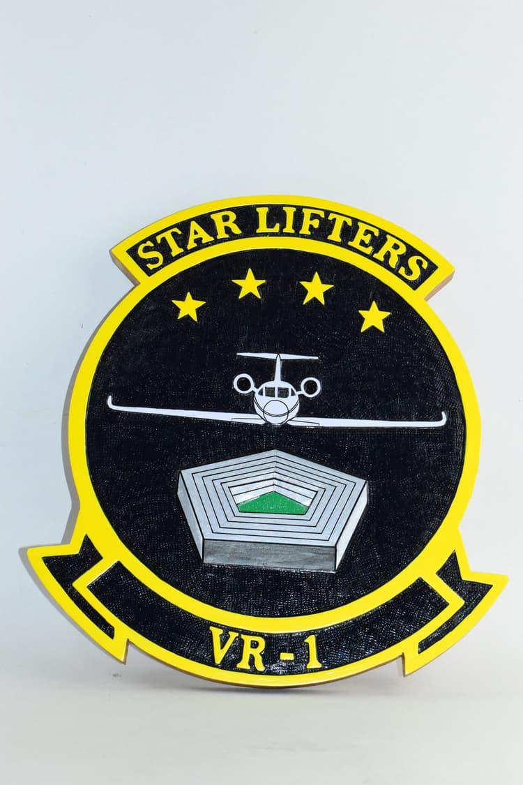 Fleet Logistics Squadron One (VR-1) Starlifters Plaque