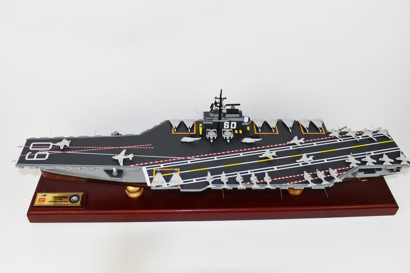 USS Saratoga CV-60 Aircraft Carrier Model - 36 inches