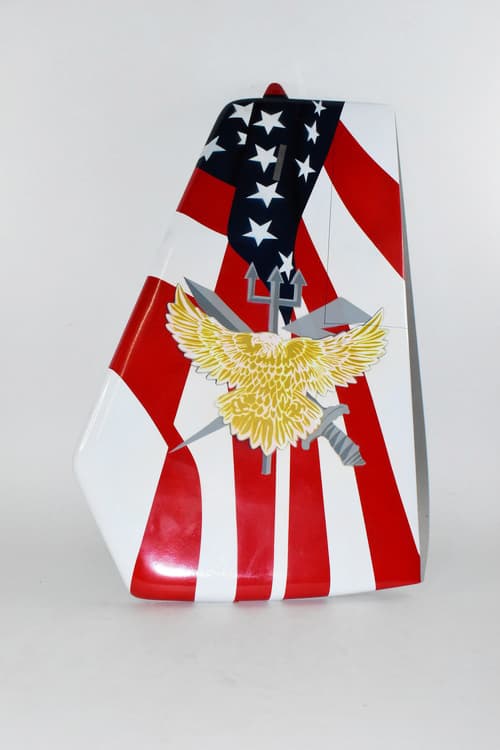 VMM-162 Golden Eagles MV-22 Tailflash, 20", Mahogany