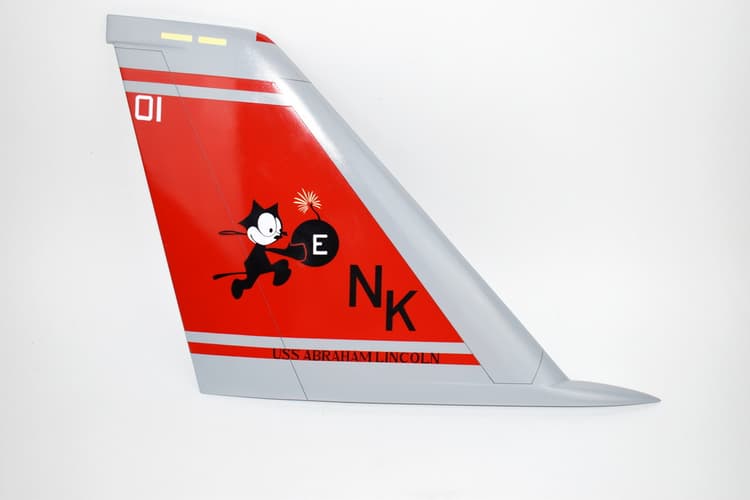 VF-31 Tomcatters F-14 Tomcat Tail Flash Plaque