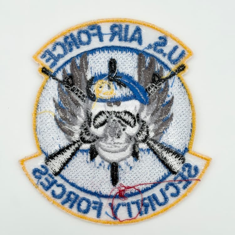USAF Security Forces Patch – 4" Embroidered Insignia, Sew-On