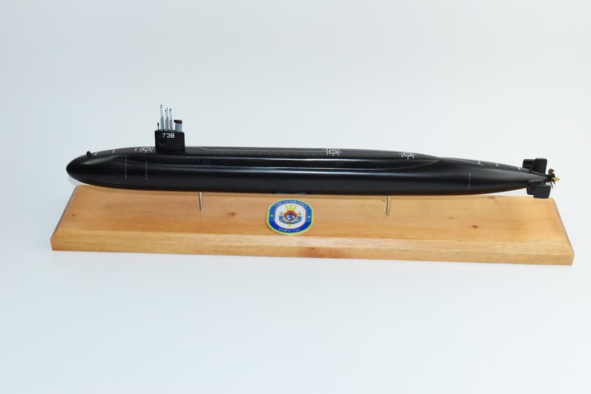 USS Nebraska Big Red SSBN-739 Submarine (Black Hull)