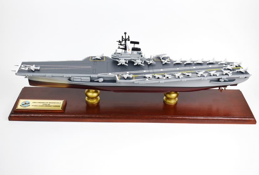 USS Franklin D. Roosevelt CVA-42 Aircraft Carrier Model