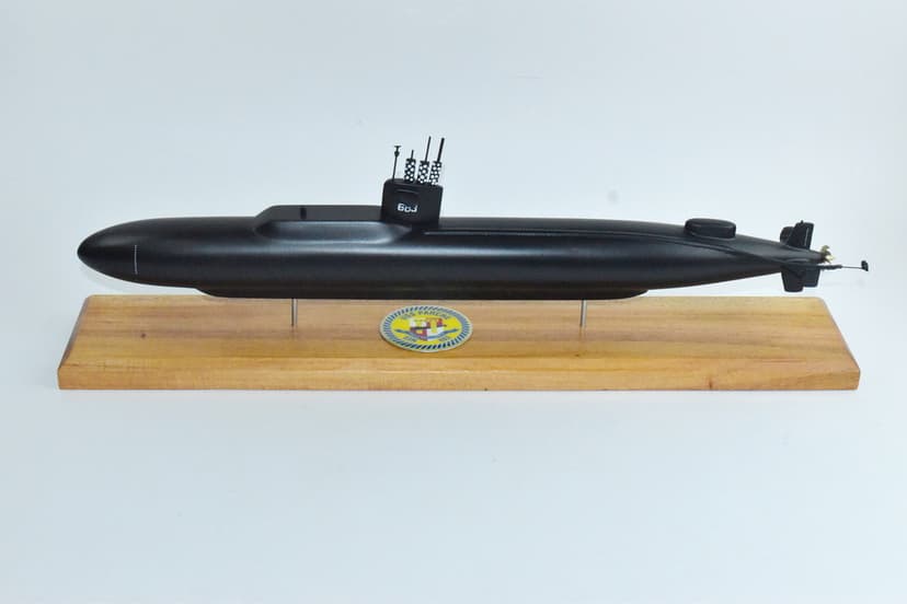 USS Parche Extended Hull SSN-683 Submarine Model