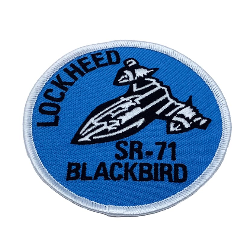 Lockheed SR-71 Patch – With Hook and Loop