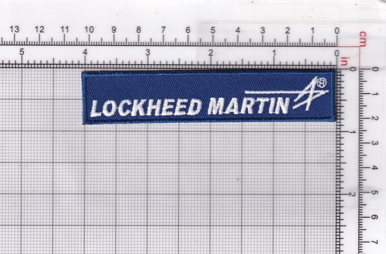 Lockheed Martin® Logo, Embroidered, Glow in the Dark