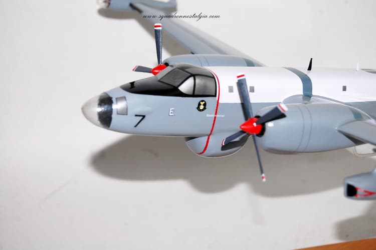 Lockheed Martin® P2V7 Neptune, VP-1 Screaming Eagles (1968), 18in Mahogany Scale Model