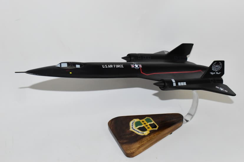 Skunk Works® SR-71A Blackbird® Night Hawk, 9th SRW, 979, Mahogany, 18" Model