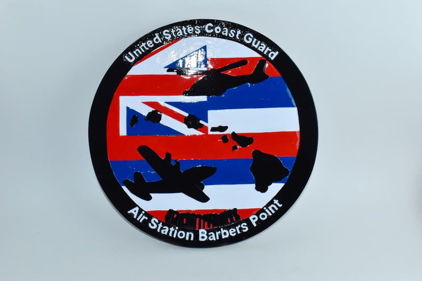 Coast Guard Air Station Barbers Point Plaque