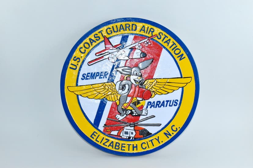 Coast Guard Air Station Elizabeth City NC Plaque