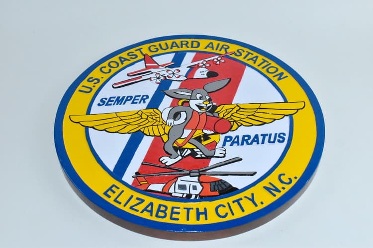 Coast Guard Air Station Elizabeth City NC Plaque